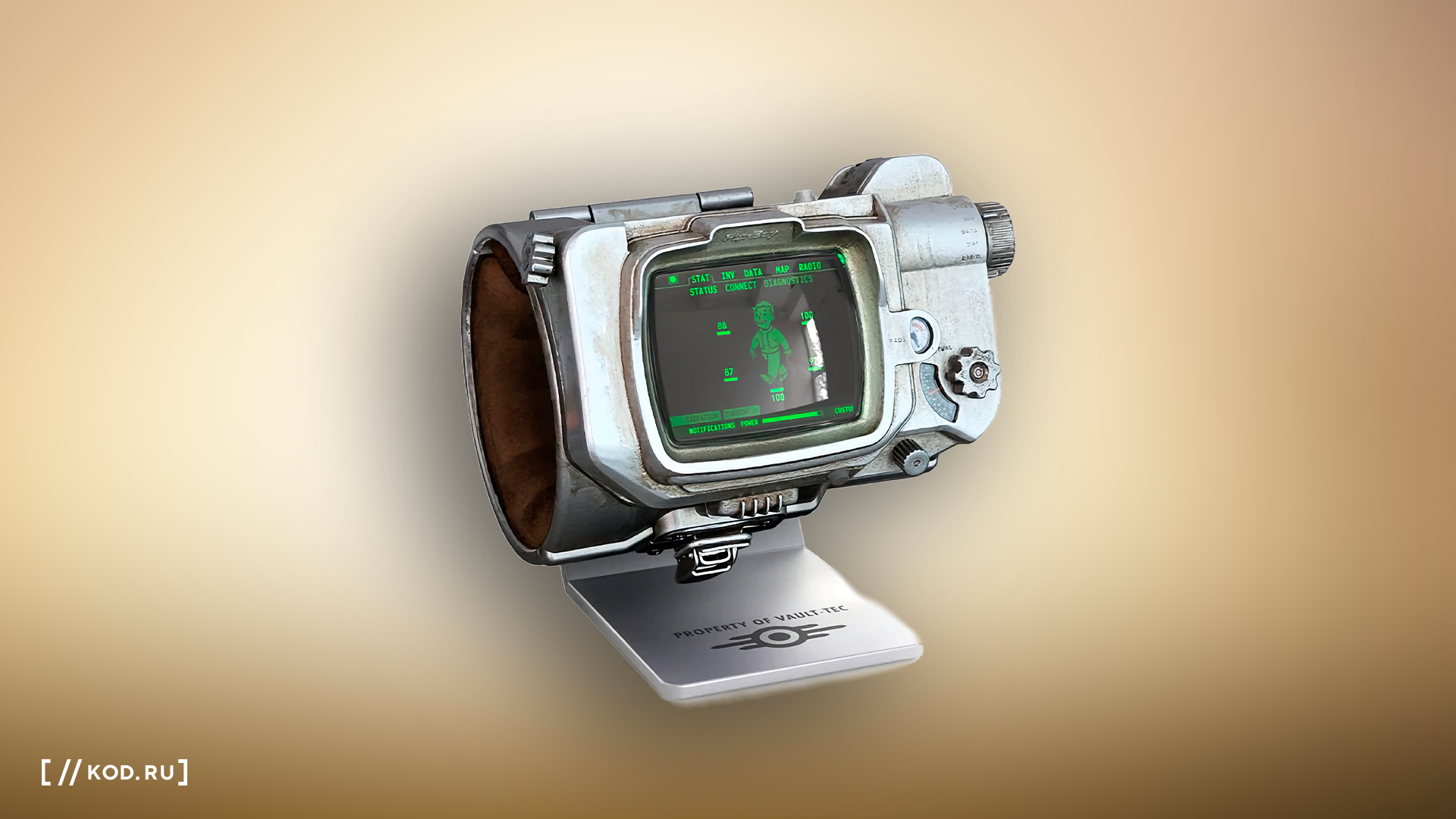 Представлена реплика компьютера Pip-Boy из сериала Fallout