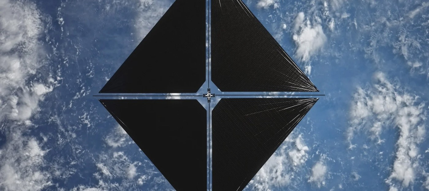 NASA успешно развернула экспериментальный «космический парусник» на орбите