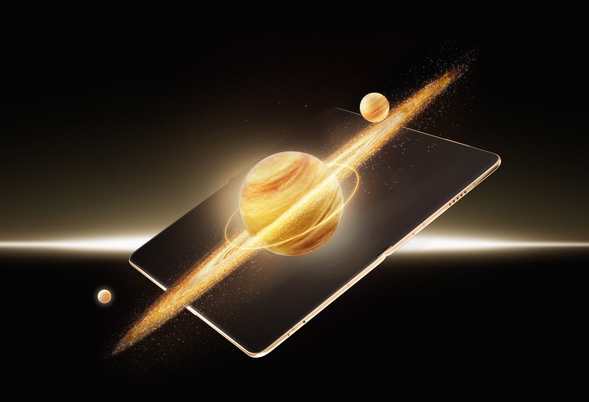 ΠΠ·ΠΎΠ±ΡΠ°ΠΆΠ΅Π½ΠΈΠ΅ ΡΠΌΠ°ΡΡΡΠΎΠ½Π° Honor Magic V3 Ρ Π΄Π²ΡΠΌΡ ΡΠΊΡΠ°Π½Π°ΠΌΠΈ, ΠΎΠ΄ΠΈΠ½ β Π² ΡΠ»ΠΎΠΆΠ΅Π½Π½ΠΎΠΌ Π²ΠΈΠ΄Π΅, ΠΈ Π»ΠΎΠ³ΠΎΡΠΈΠΏΠΎΠΌ Honor.