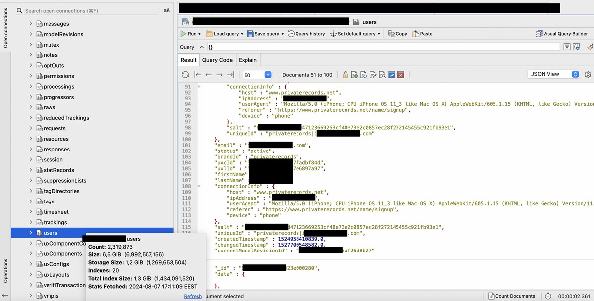 ΠΡΠΈΠ±ΠΊΠ° MC2 Data ΡΠ°ΡΠΊΡΡΠ»Π° Π΄Π°Π½Π½ΡΠ΅ ΡΠ²ΡΡΠ΅ 100 ΠΌΠ»Π½ Π°ΠΌΠ΅ΡΠΈΠΊΠ°Π½ΡΠ΅Π²: ΠΈΠΌΠ΅Π½Π°, Π°Π΄ΡΠ΅ΡΠ°, e-mail, ΡΠ΅Π»Π΅ΡΠΎΠ½Ρ, ΠΈΡΡΠΎΡΠΈΡ ΡΠ°Π±ΠΎΡΡ ΠΈ ΡΡΠ΄ΠΎΠΊΡΠΌΠ΅Π½ΡΡ.