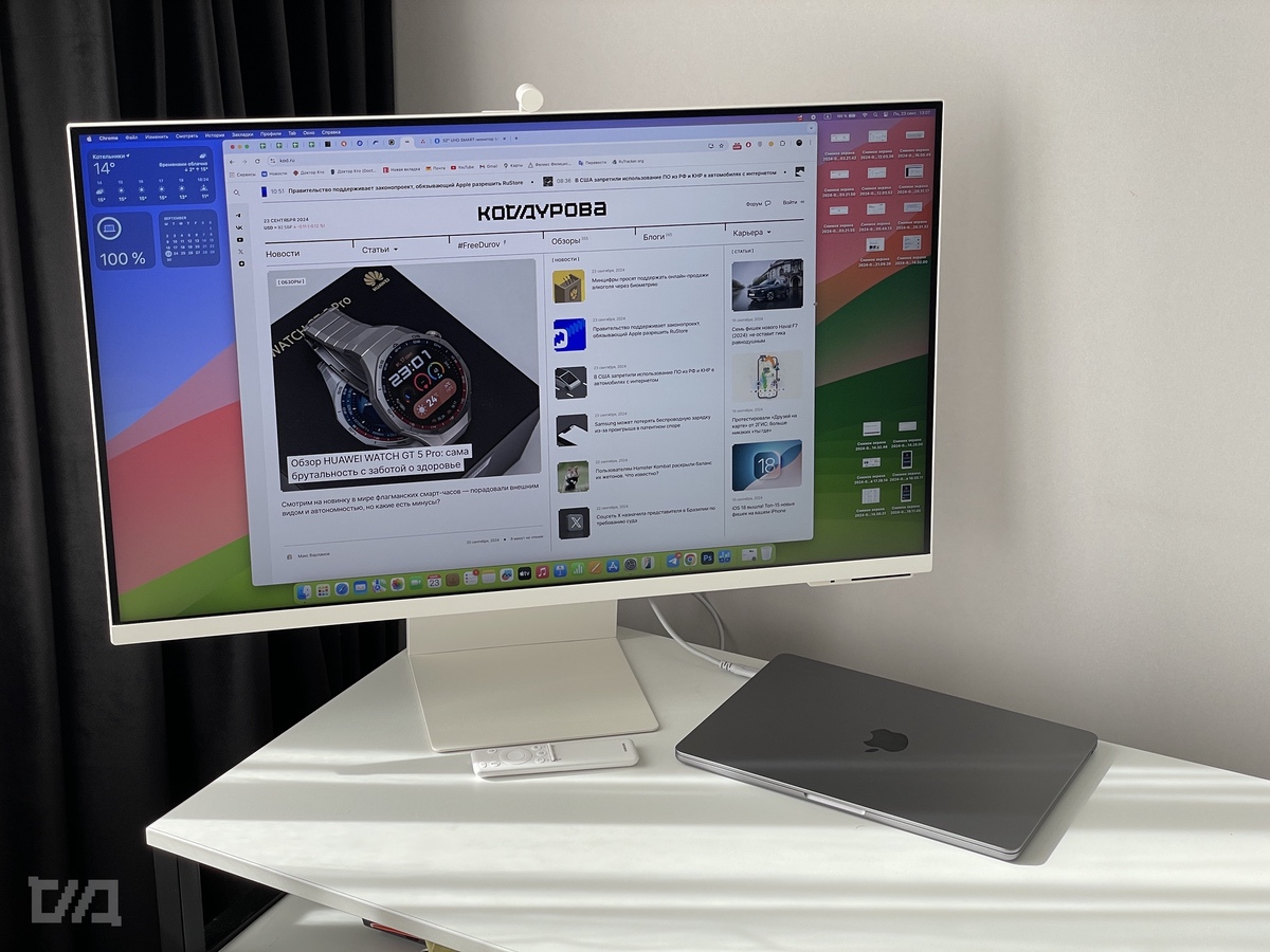 Samsung Smart M8 2024: идеальный монитор для MacBook Air