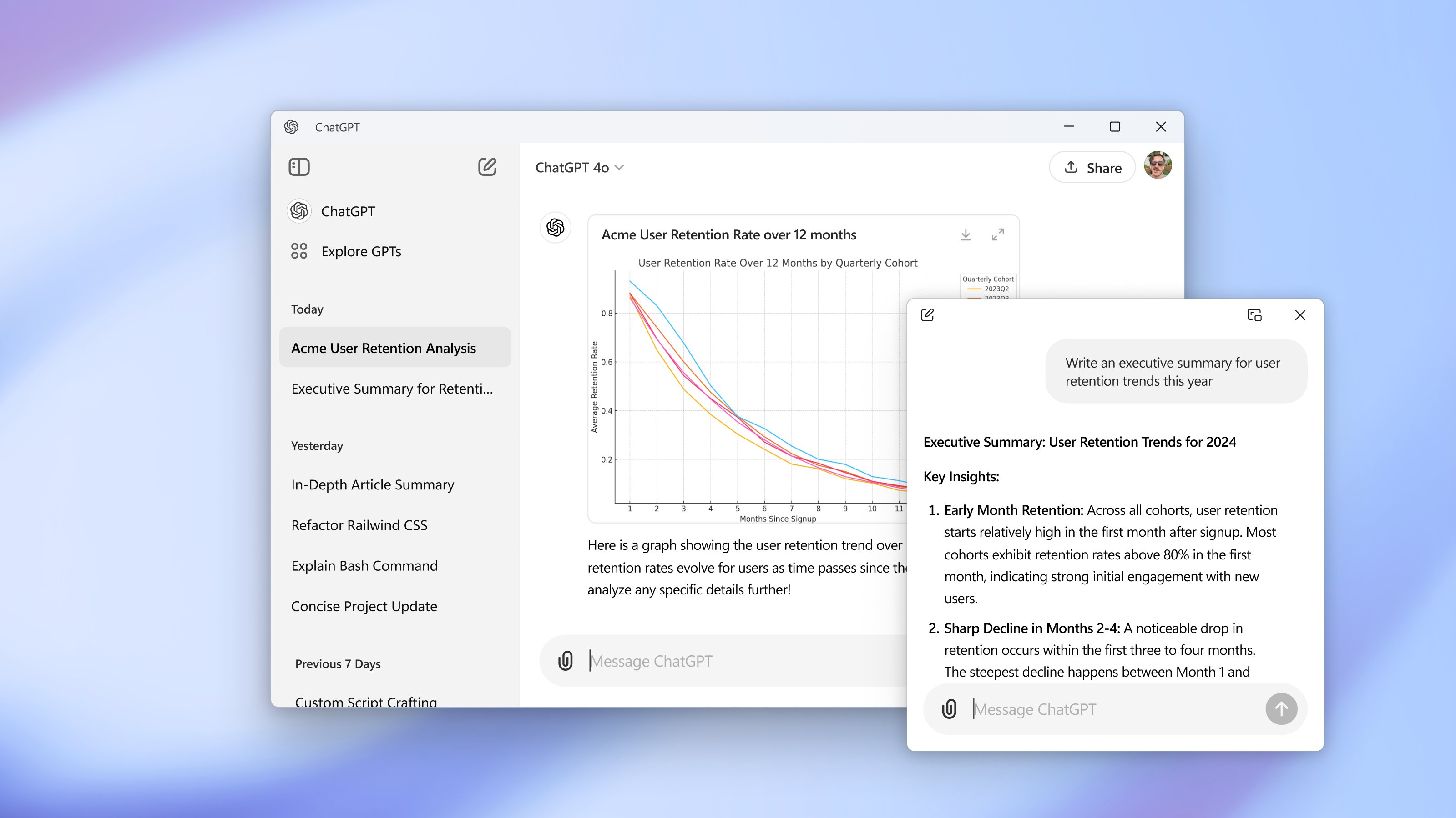 OpenAI тестирует приложение ChatGPT на Windows