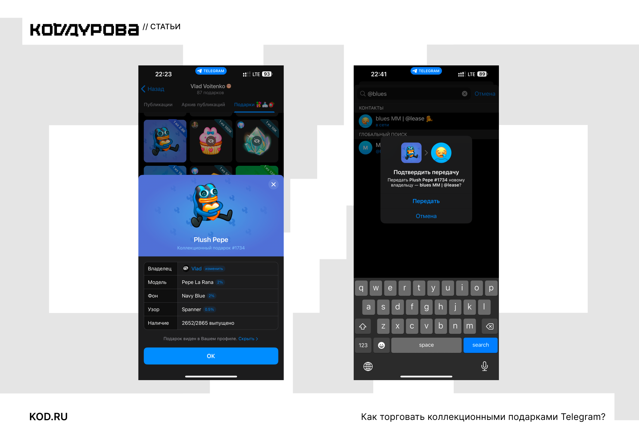 ΠΠΎΠ»Π»Π΅ΠΊΡΠΈΠΎΠ½Π½ΡΠ΅ ΠΏΠΎΠ΄Π°ΡΠΊΠΈ Telegram