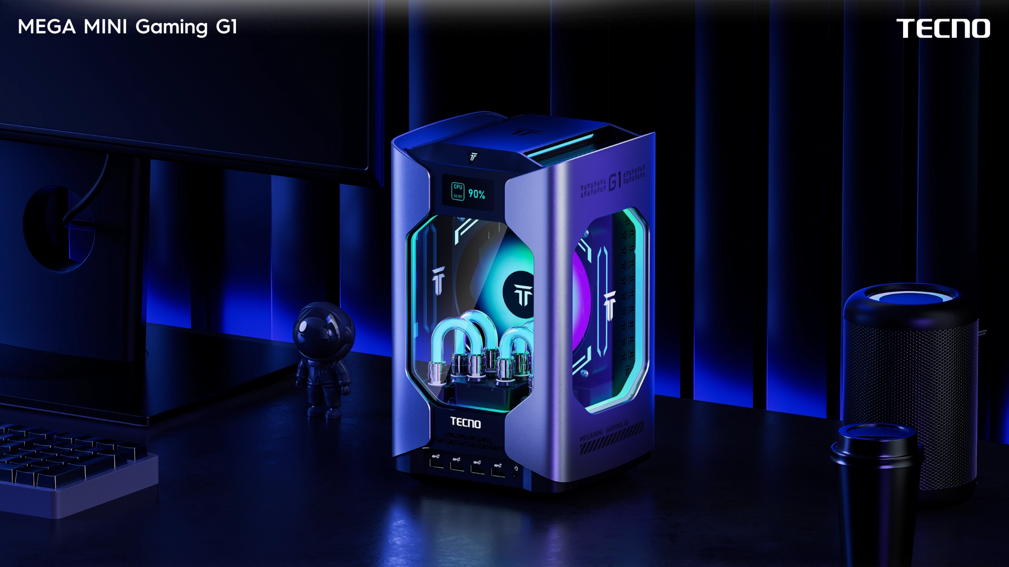 MEGA MINI Gaming G1 β ΠΊΠΎΠΌΠΏΠ°ΠΊΡΠ½ΡΠΉ ΠΠ ΠΎΡ TECNO Ρ RTX 4060 (8 ΠΠ), Π±Π»ΠΎΠΊΠΎΠΌ ΠΏΠΈΡΠ°Π½ΠΈΡ 330 ΠΡ ΠΈ ΠΏΠΎΡΡΠ°ΠΌΠΈ ΡΠΏΠ΅ΡΠ΅Π΄ΠΈ.