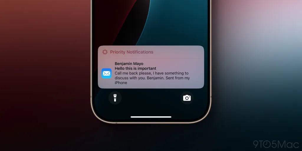 ΠΠ° ΡΠΊΡΠ°Π½Π΅ iPhone Π² ΠΏΡΠΈΠ»ΠΎΠΆΠ΅Π½ΠΈΠΈ Β«Π‘ΠΎΠΎΠ±ΡΠ΅Π½ΠΈΡΒ» ΡΠ²Π΅Π΄ΠΎΠΌΠ»Π΅Π½ΠΈΠ΅ ΠΎΡ Benjamin Mayo: Β«ΠΡΠΈΠ²Π΅Ρ, Π²Π°ΠΆΠ½ΠΎ. ΠΠ΅ΡΠ΅Π·Π²ΠΎΠ½ΠΈ. ΠΡΡΡ ΡΠ΅ΠΌΠ° Π΄Π»Ρ ΠΎΠ±ΡΡΠΆΠ΄Π΅Π½ΠΈΡΒ».