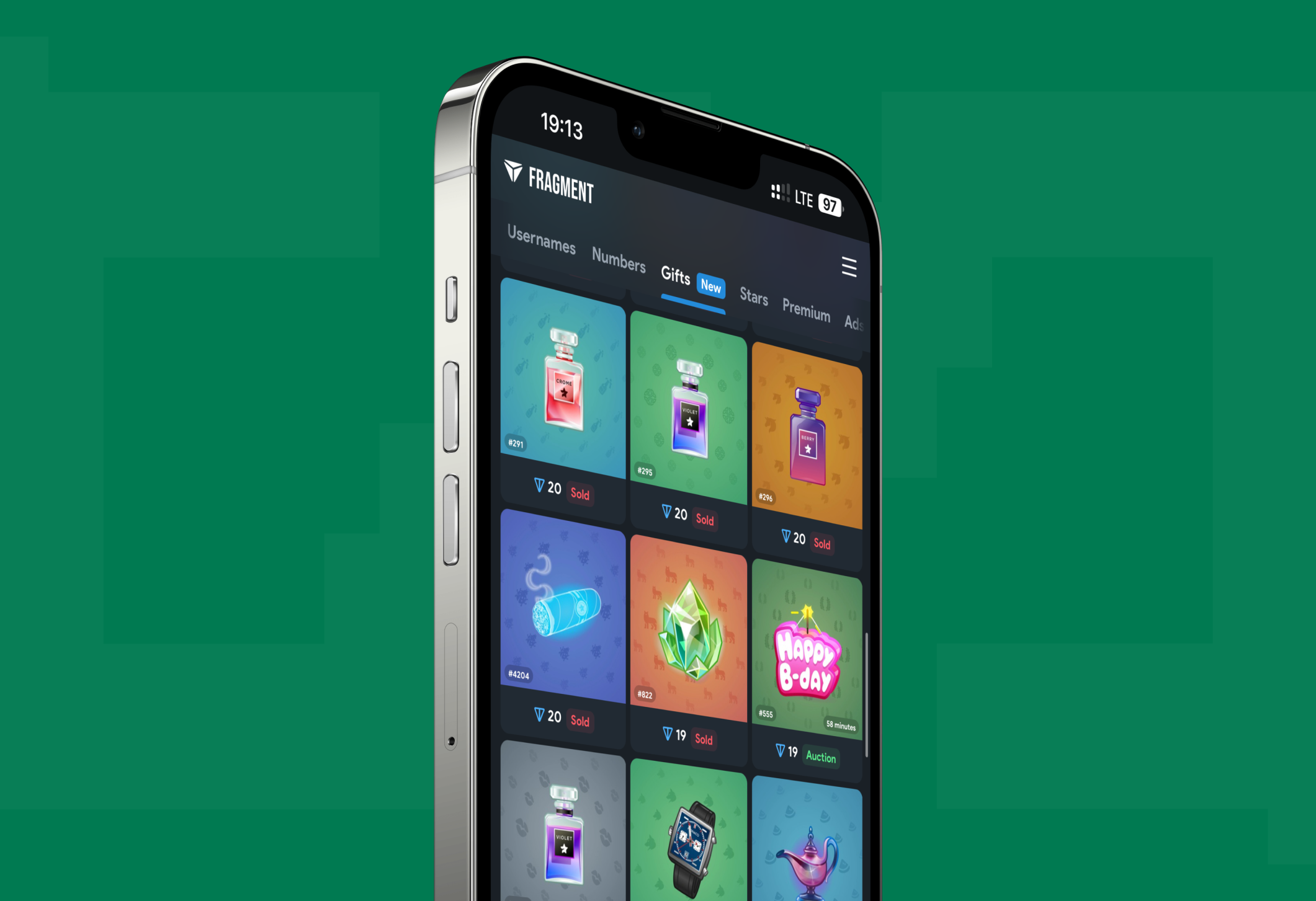 Как продать подарок Telegram на Fragment