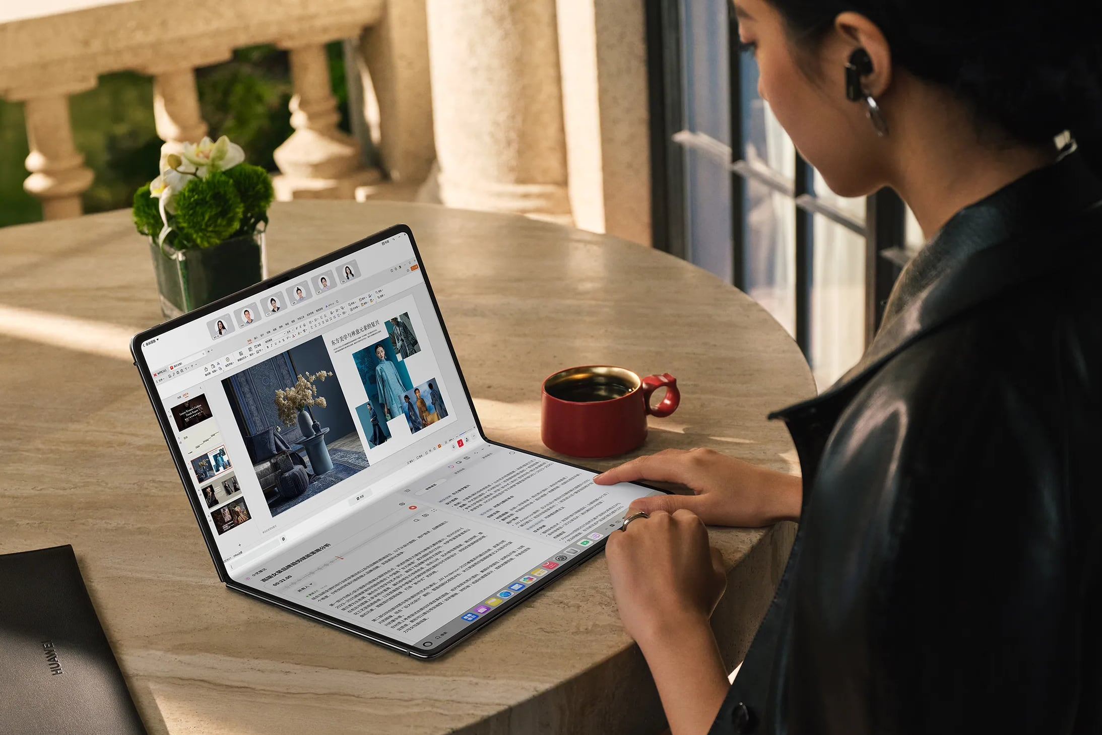 Huawei представила ультратонкий складной ноутбук MateBook Fold Ultimate Design