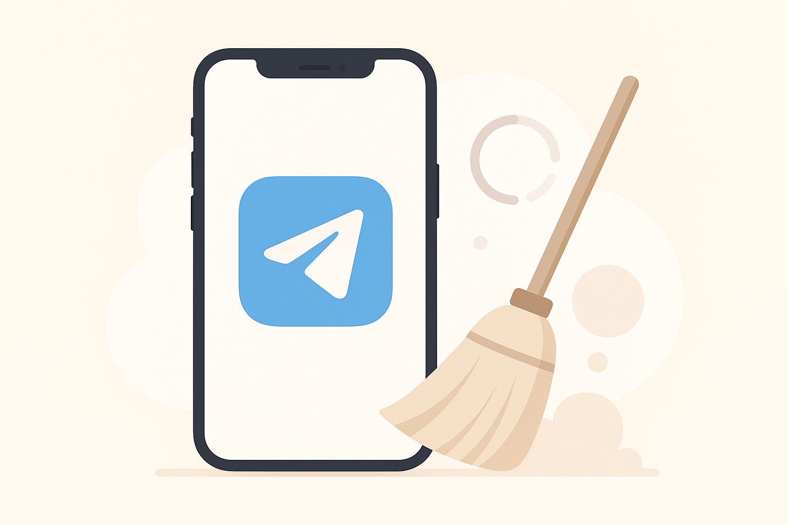 Как почистить Telegram на iPhone: пошаговая инструкция