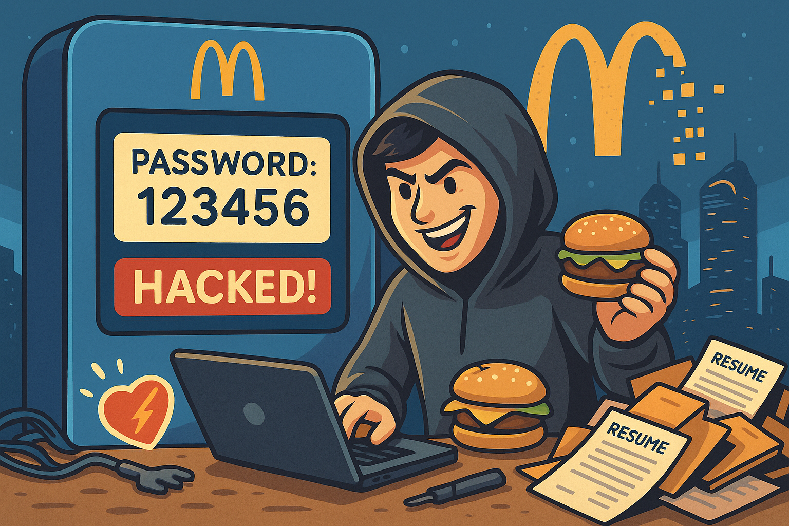 Хакеры взломали бота McDonald’s паролём «123456» и получили доступ к данным 64 млн соискателей работы