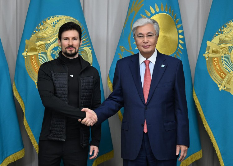 Президент Казахстана и Павел Дуров обсудили совместные проекты в ИИ и кибербезопасности