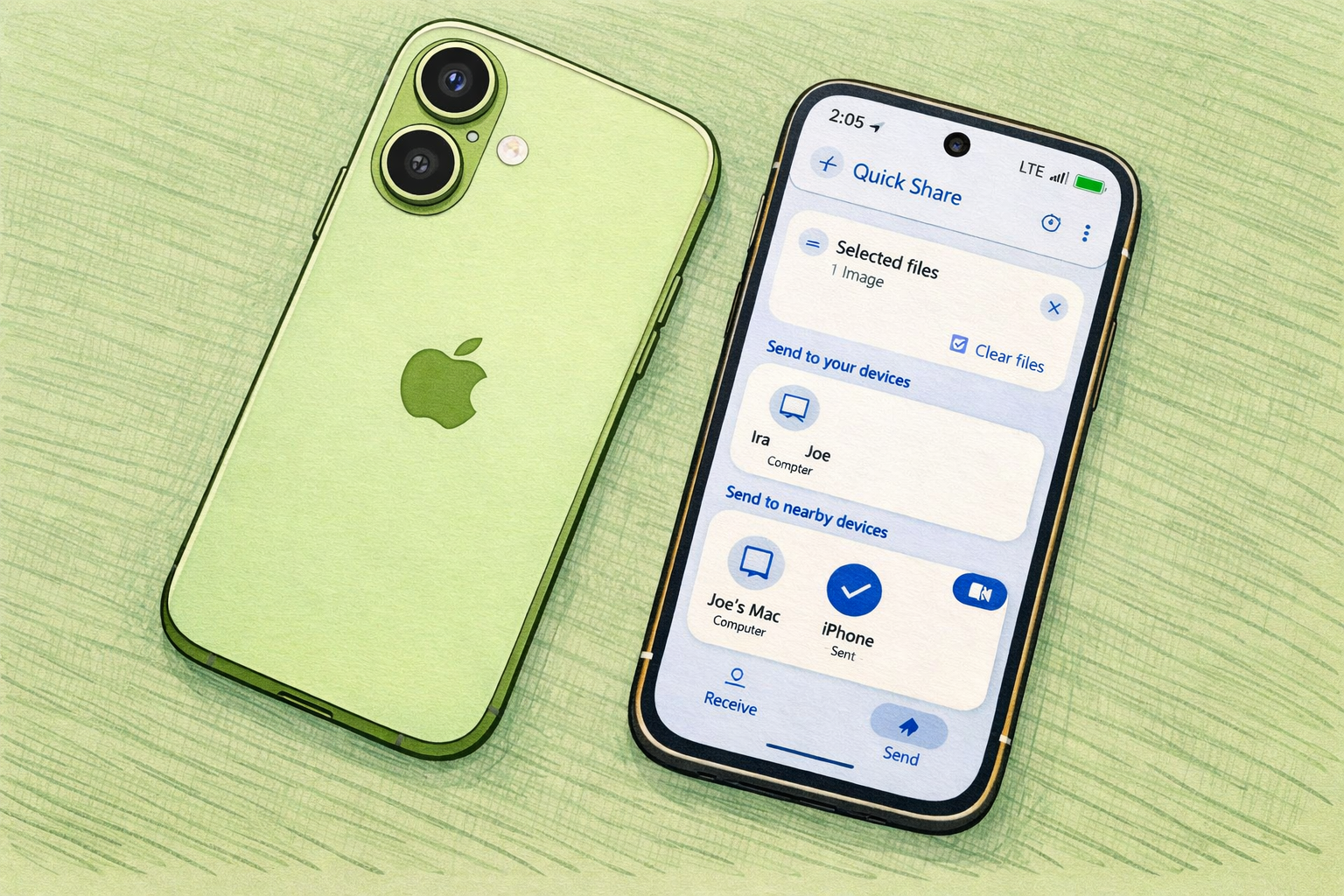 Android-смартфоны получат совместимость с AirDrop — функцией передачи файлов от Apple