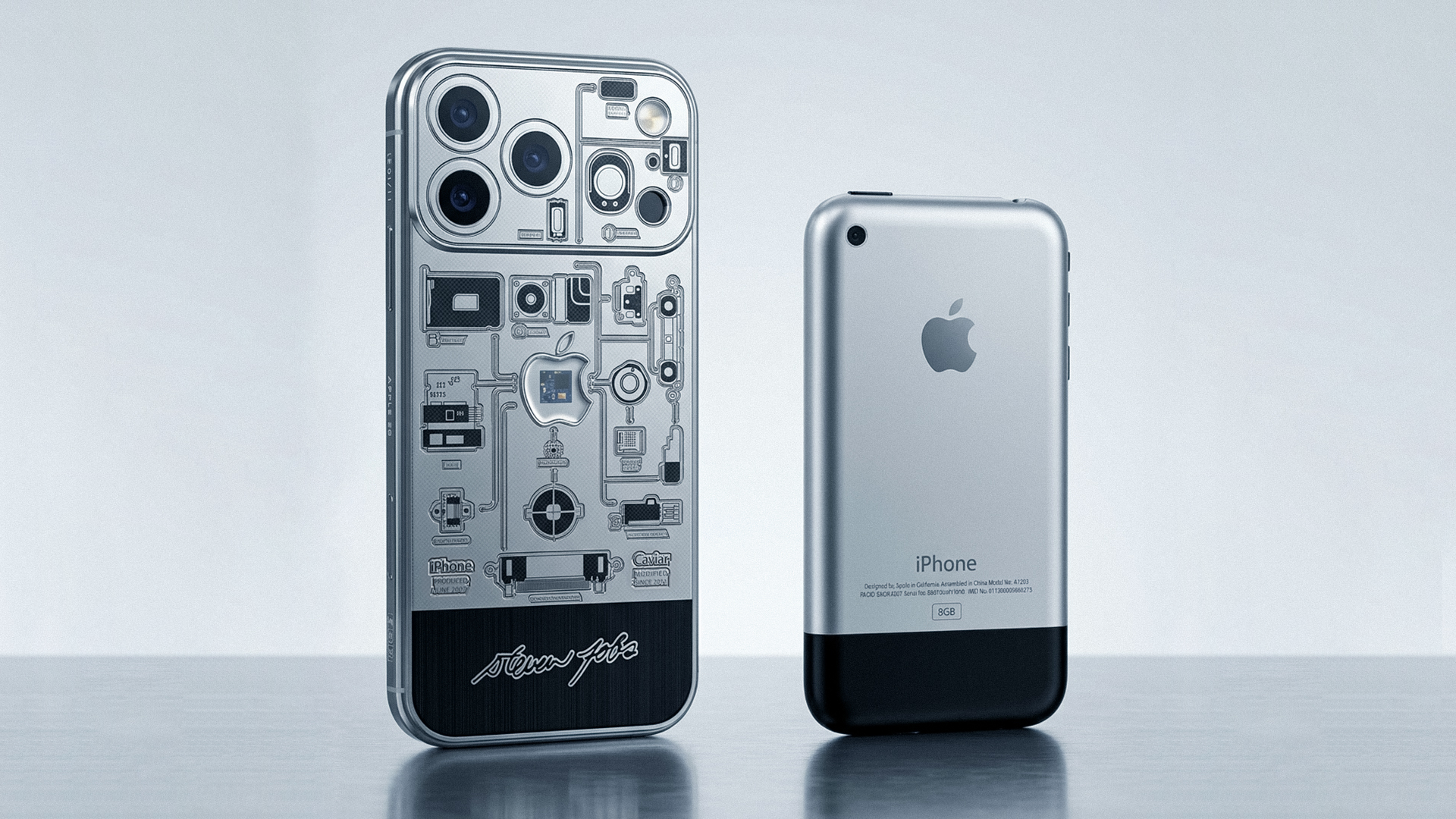 Caviar создали iPhone 17 Pro с элементами оригинального первого iPhone