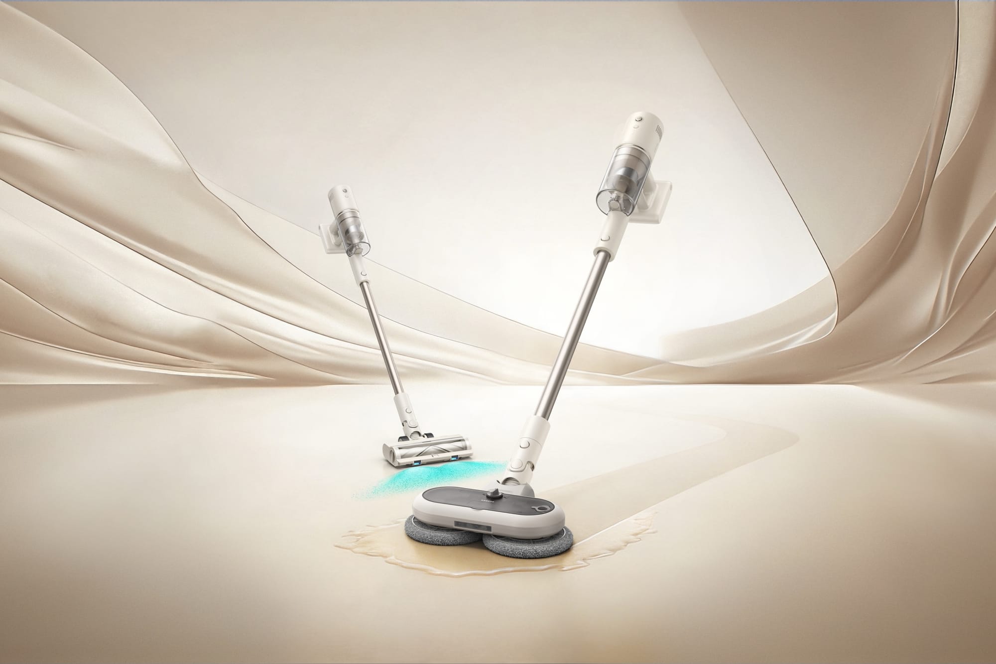 В Россию приехали вертикальные пылесосы с влажной уборкой Dreame R10S Slim Aqua и R10S Essential Aqua