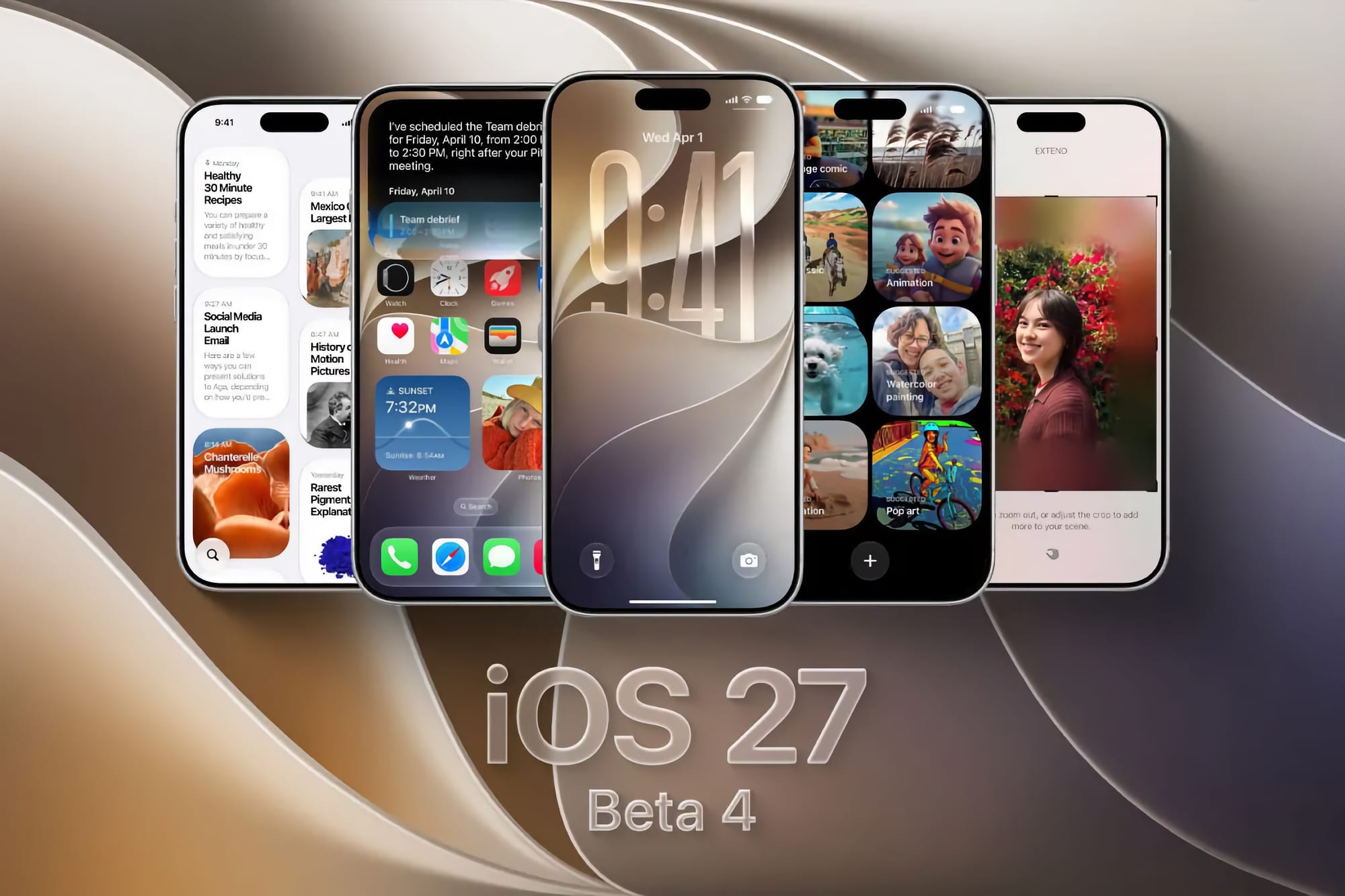 Что нового в iOS 27 beta 4: допилили Siri и настройки AirPods, есть намёк на складной iPhone