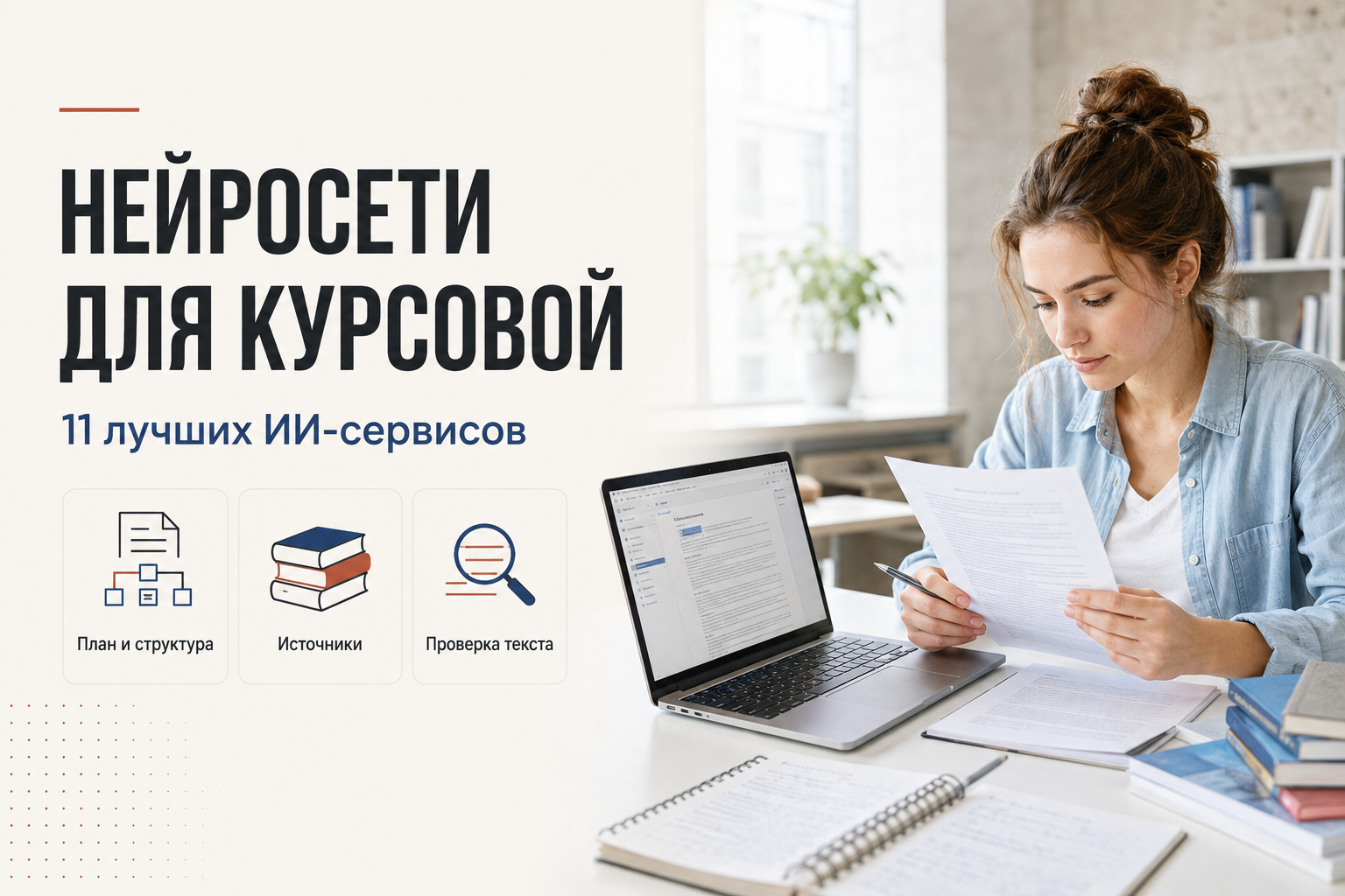 Нейросети для курсовых работ: Лучшие образовательные ИИ для помощи студентам с курсовыми проектами