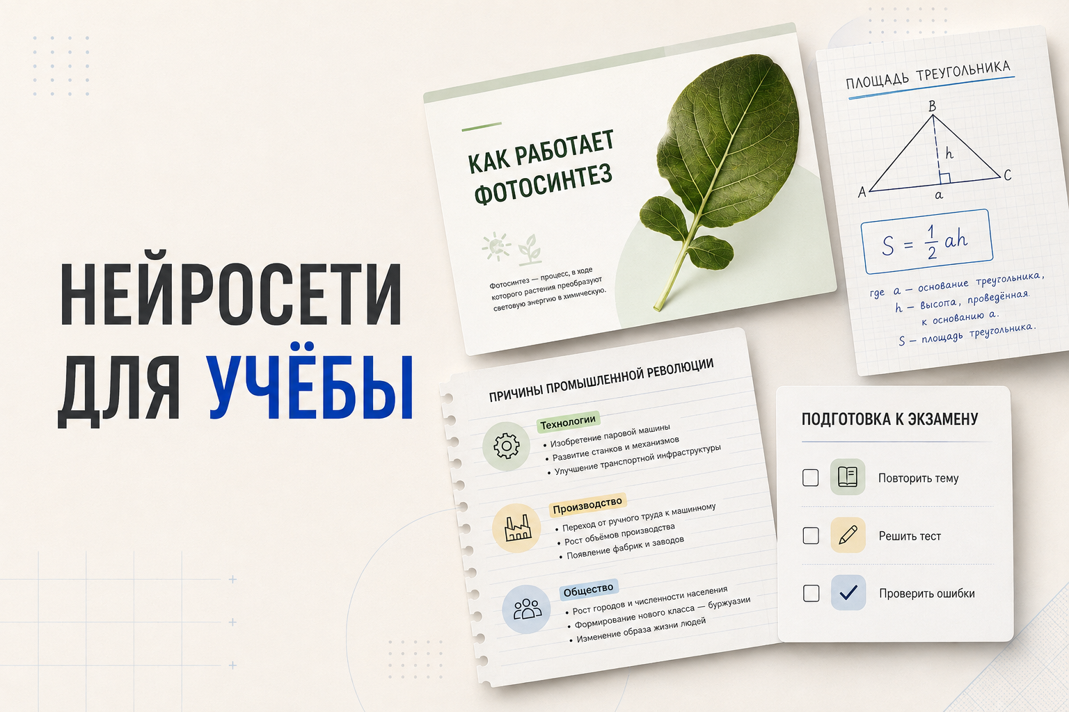 Нейросети для уроков и ДЗ: 15 полезных ИИ для помощи в учебе