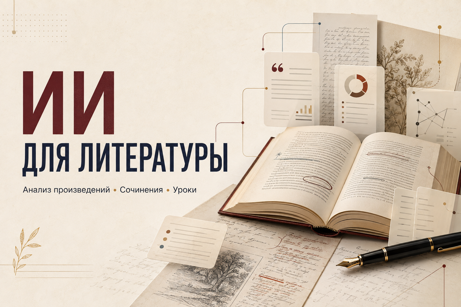 Лучшие ИИ для литературы: нейросети для анализа произведений, сочинений и уроков