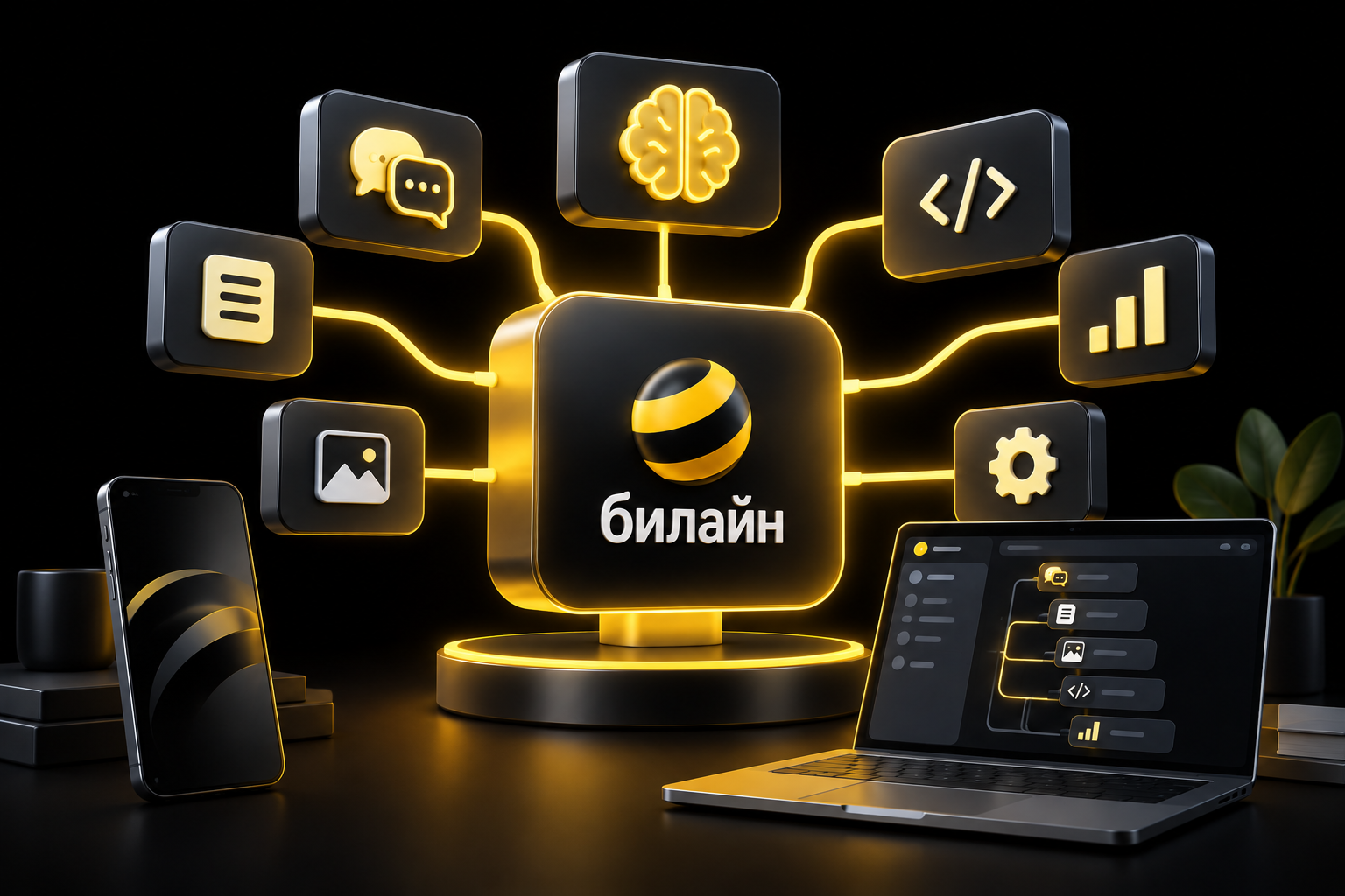 Билайн внедрил Экзоинтеллект — единую среду для работы с ИИ