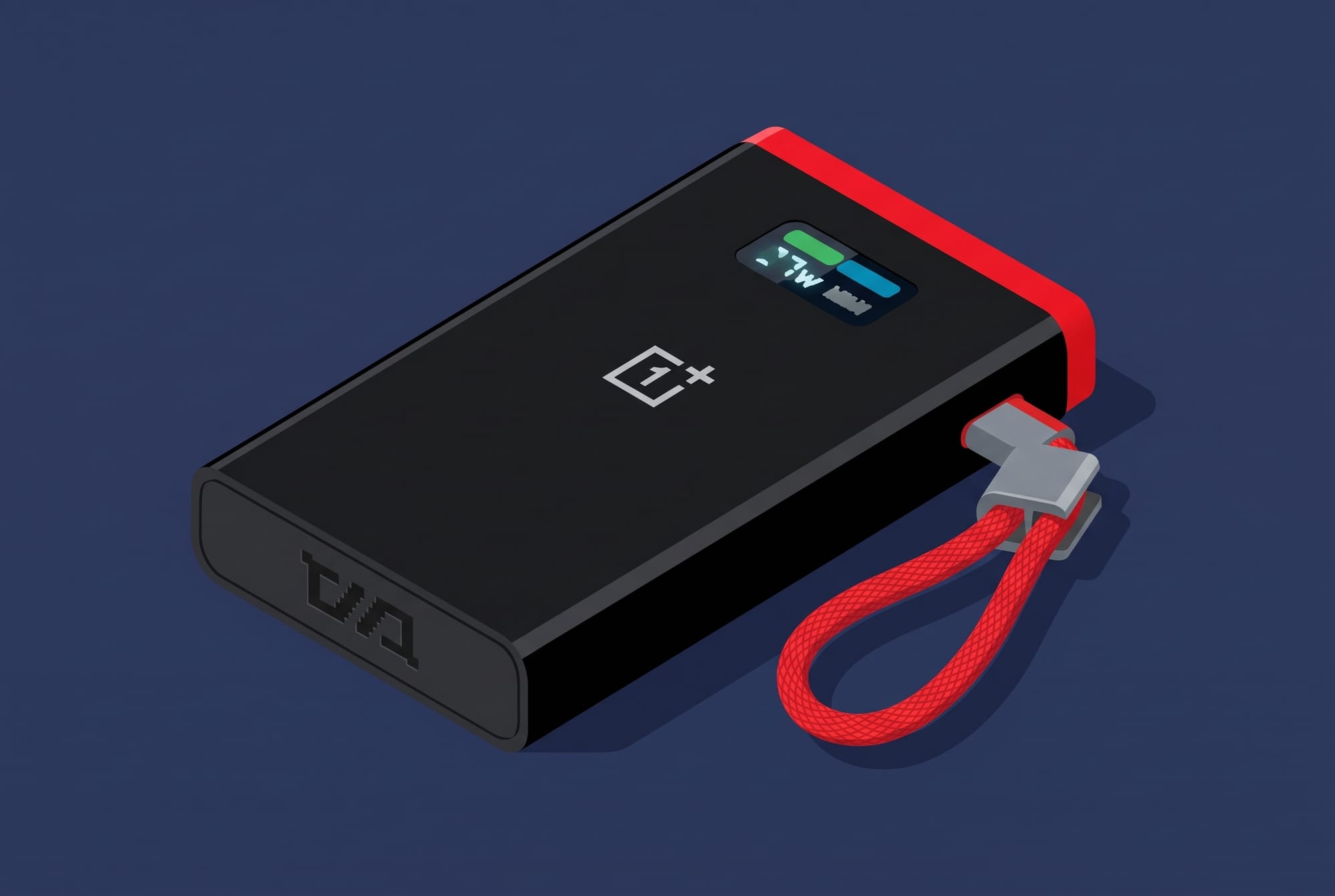 OnePlus выпустила пауэрбанк с цветным экраном и зарядкой 67 Вт